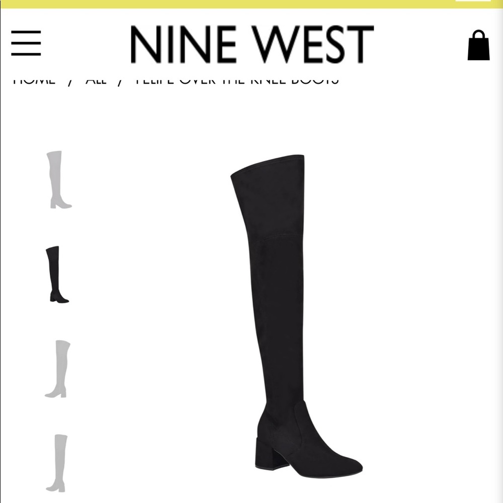 NINE WEST FELIPE OVER THE KNEE BOOTS 🖤